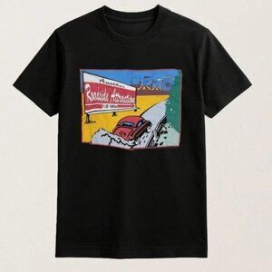 Vintage “Roadside Attraction 1/2 Mile” Retro Graphic T-Shirt – Classic Road Trip